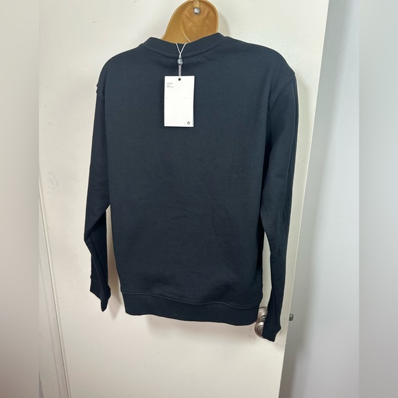 Monki Black Discontinued Cute Glittery Gold Stars Sweatshirt Jumper Top NWT XS-S - Picture 9 of 14